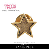 Lapel Pin - Mini Star. Nunn Design.