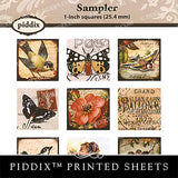 Piddix  - 1 Inch Collage Sheets - Sampler - Square