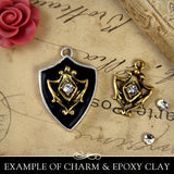 Jeweled Medallion Charm. Nunn Design