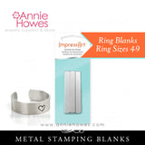 Ring Blanks for Metal Stamping. Aluminum. Sizes 4-6 and 7-9