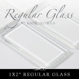 Regular Rectangle Glass Shapes 1x2 Inch - 25 Pk of Glass