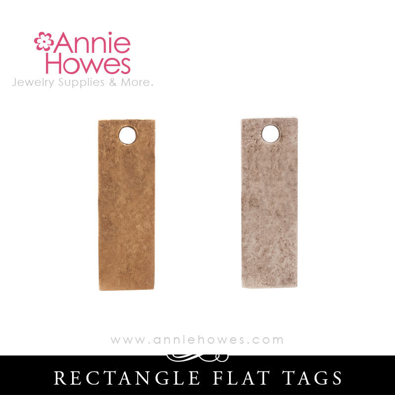 Flat Tag for Metal Stamping Rectangle Shape - Nunn Design CFTSRS