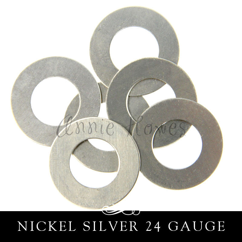 Nickel Silver Metal Stamping Blank 24G Washer